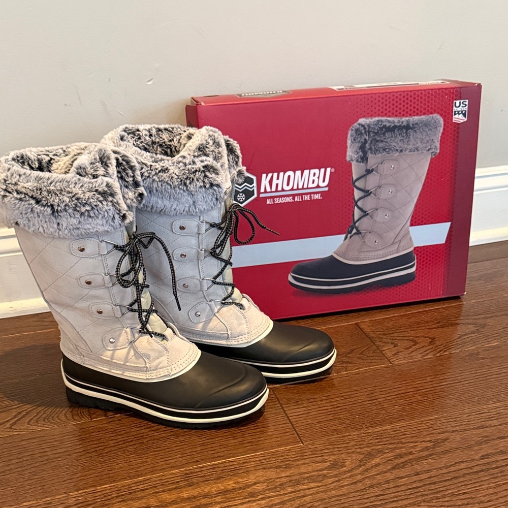 KHOMBU winter boots - womens size 8 NEW IN BOX